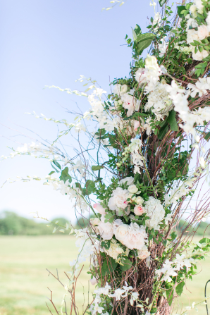Branch and Rose Wedding Arch
