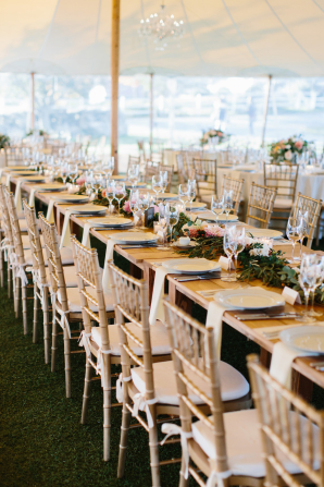Estate Tables with Silver Chairs