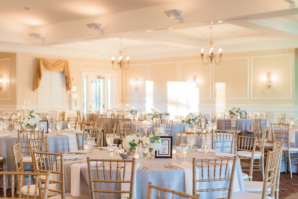 Gray and Gold Country Club Wedding