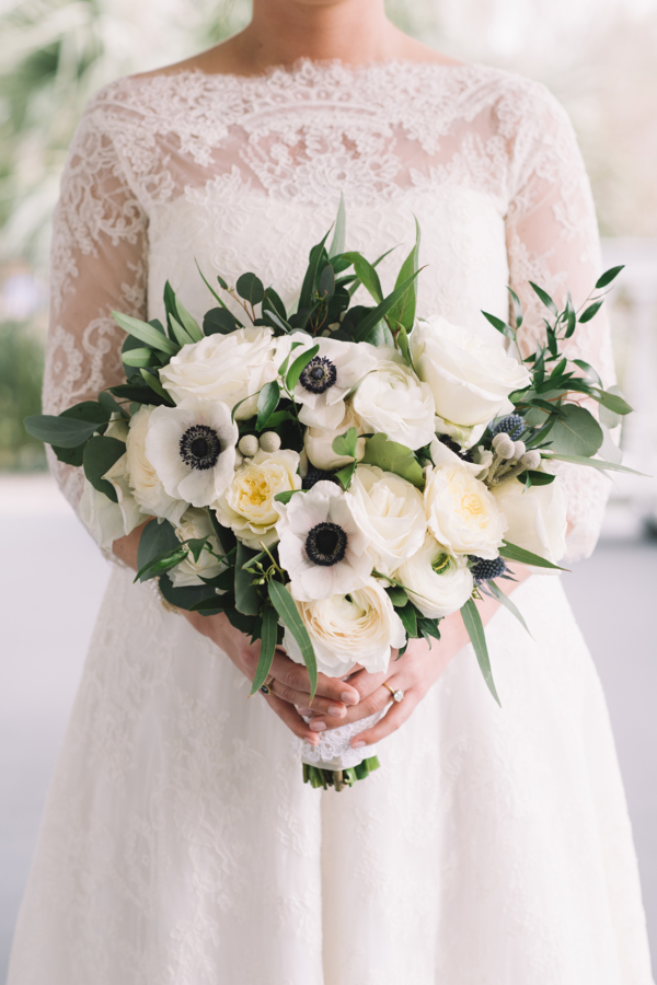 Bouquet of Anemones and Rose