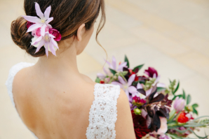 Bride with Flowers in Hair 2