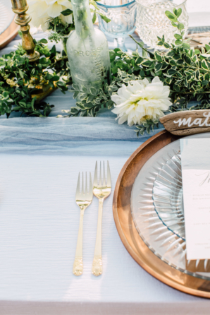 Copper and Blue Wedding Inspiration