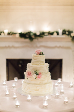 Ruffled Icing Wedding Cake