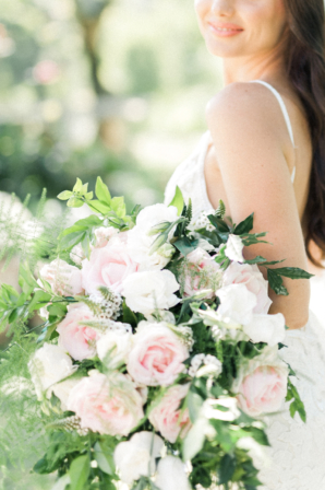 Blush and White Bride Bouquet