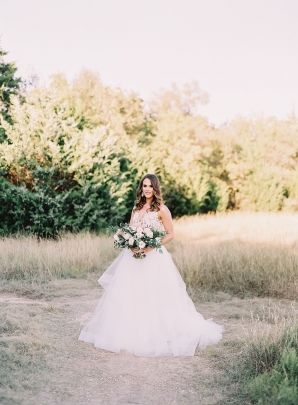 Bride in Hayley Paige Gown