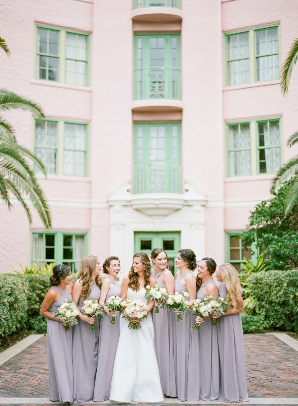 Pale Lavender Bridesmaids Dresses