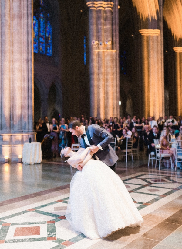 Classic Blush and Gold National Cathedral Wedding Audra Wrisley19