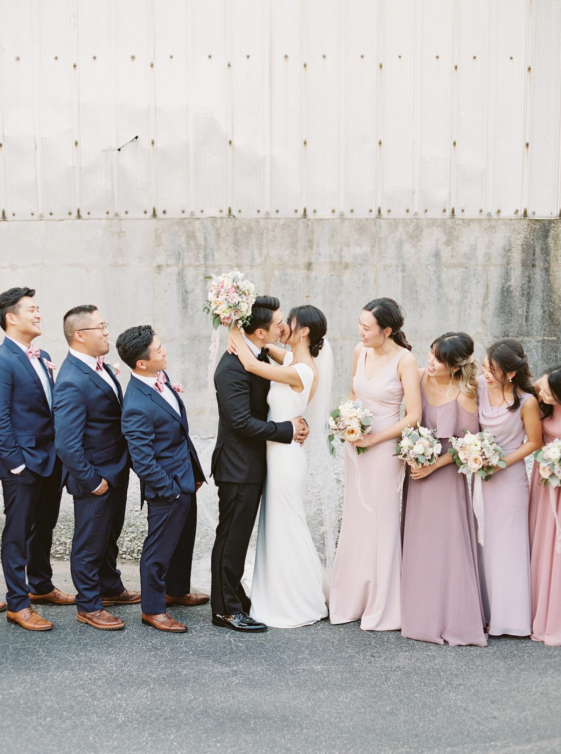 Elegant Urban Wedding Photo