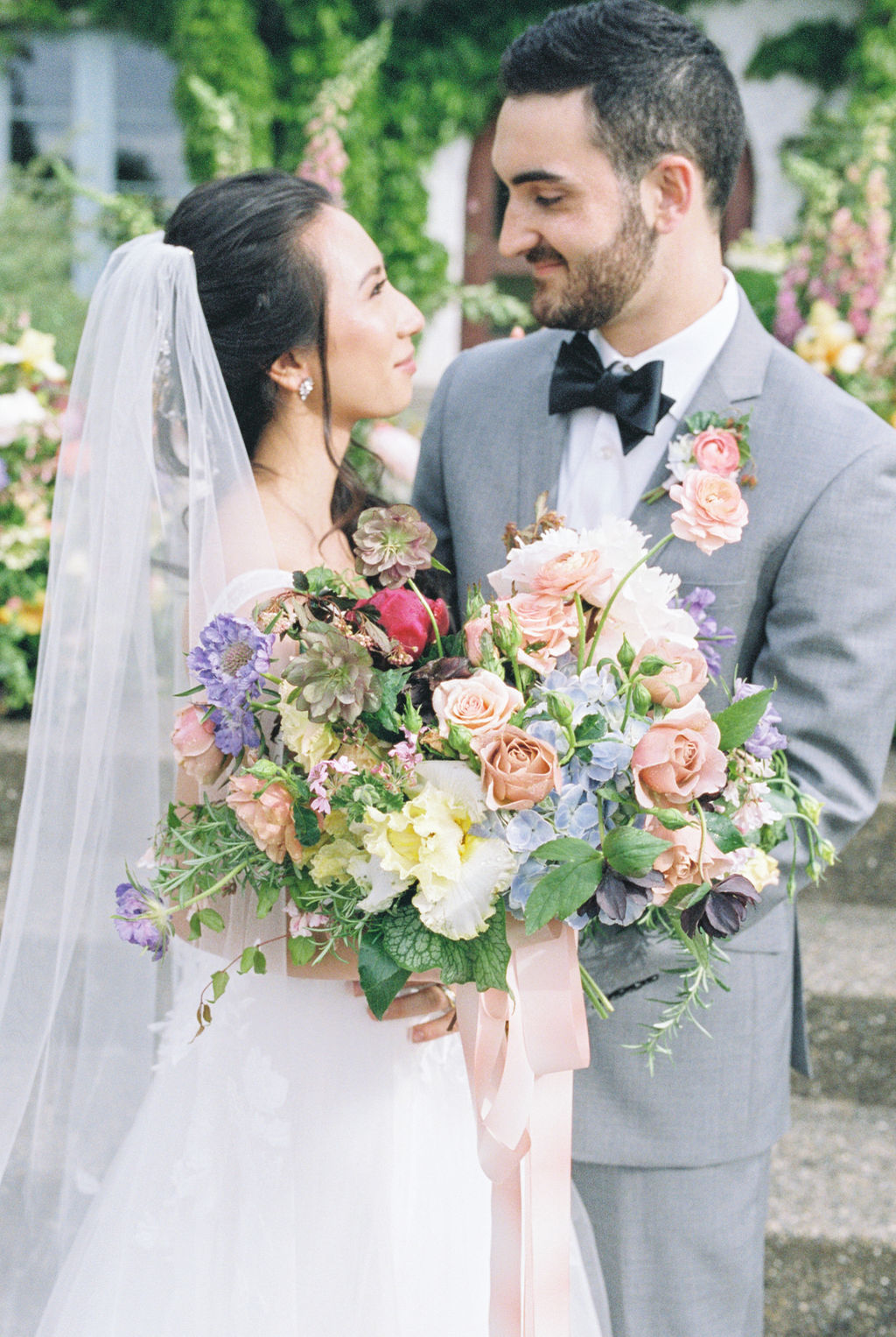 Pastel Wedding Bouquet